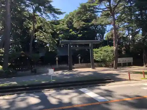 埼玉縣護國神社の鳥居