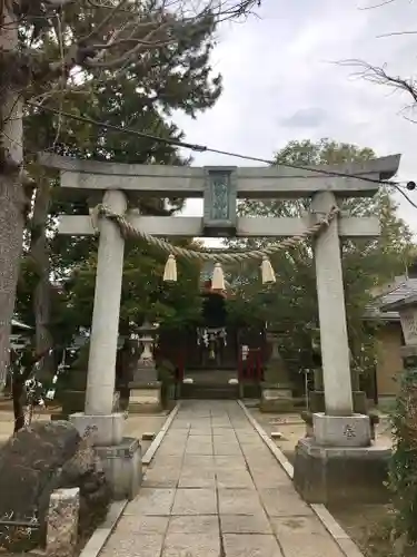 高津諏訪神社の鳥居