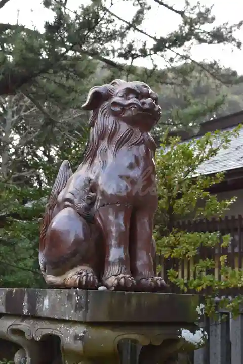 大洗磯前神社の狛犬