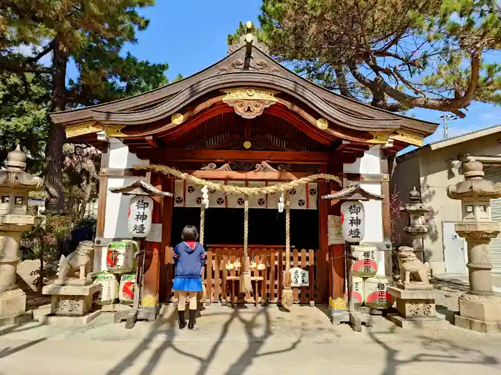魚崎八幡宮神社の本殿・本堂