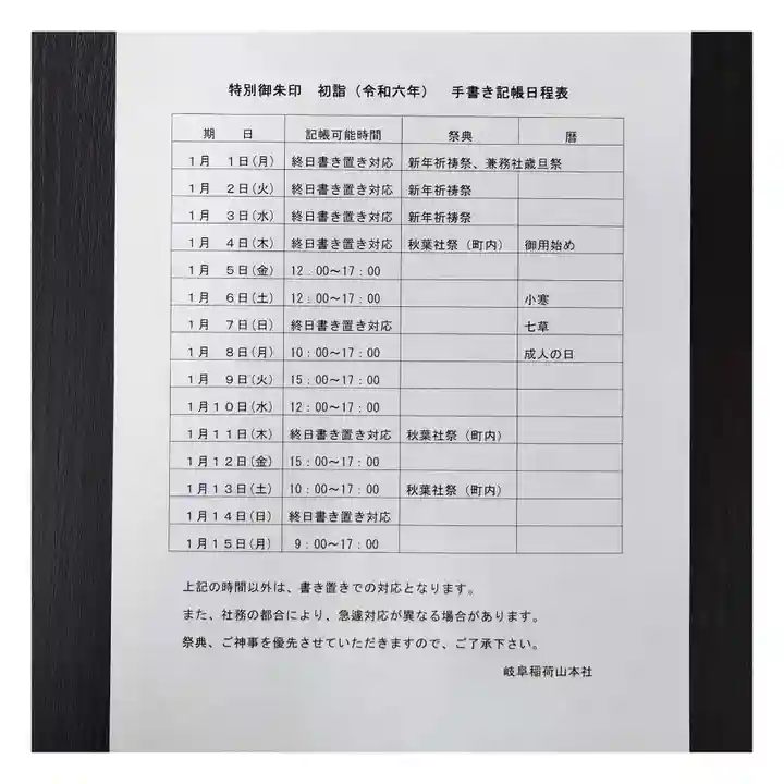 岐阜稲荷山本社(岐阜県)