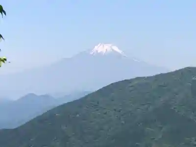 大山阿夫利神社本社の景色