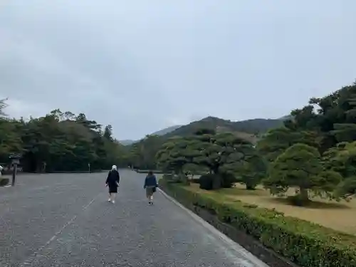 伊勢神宮内宮（皇大神宮）の庭園