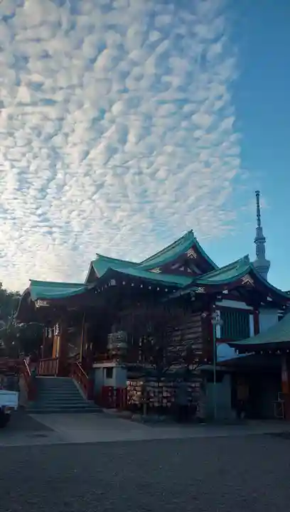 亀戸天神社の本殿・本堂