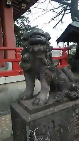 越谷香取神社の狛犬