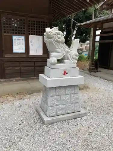 征矢神社の狛犬