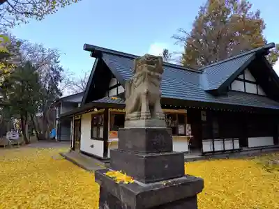 上川神社頓宮の狛犬