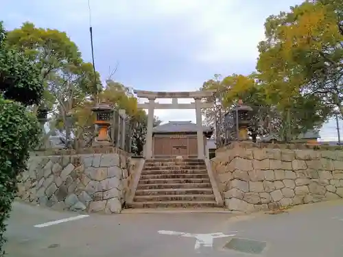 津島社の鳥居