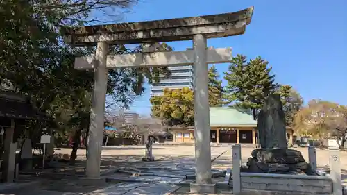 阿沼美神社の鳥居