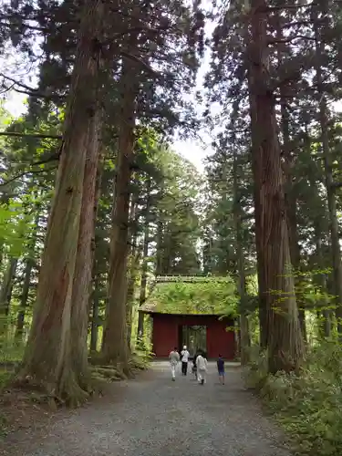 戸隠神社九頭龍社の山門