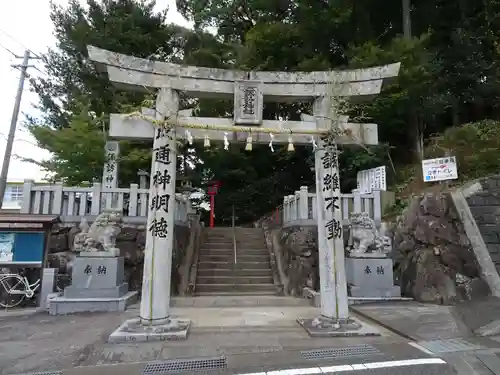 諏訪神社の鳥居