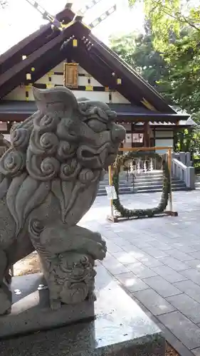 新琴似神社の狛犬