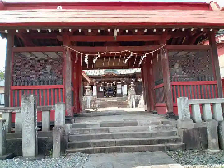 上野国一社八幡八幡宮の山門・神門