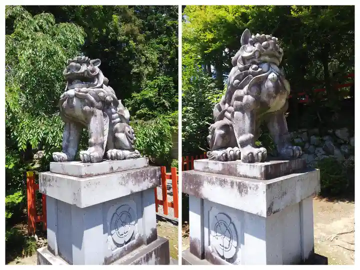 建勲神社の狛犬