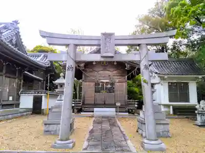八幡社(東尾八幡社)の鳥居