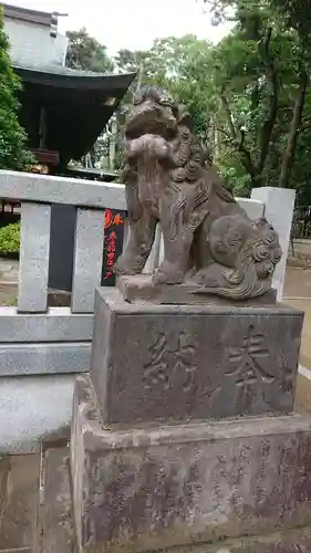 春日部八幡神社の狛犬