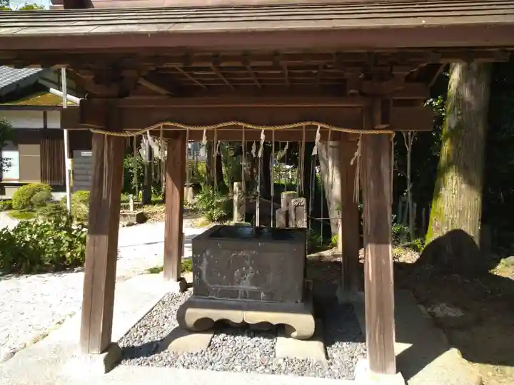 諏訪八幡神社の手水舎