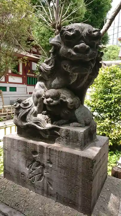 蒲田八幡神社の狛犬