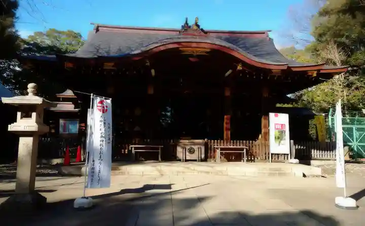 渋谷氷川神社の本殿・本堂