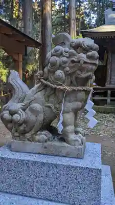黄金山神社の狛犬