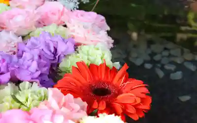 三津厳島神社の手水舎