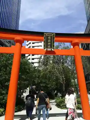 福徳神社（芽吹稲荷）の鳥居