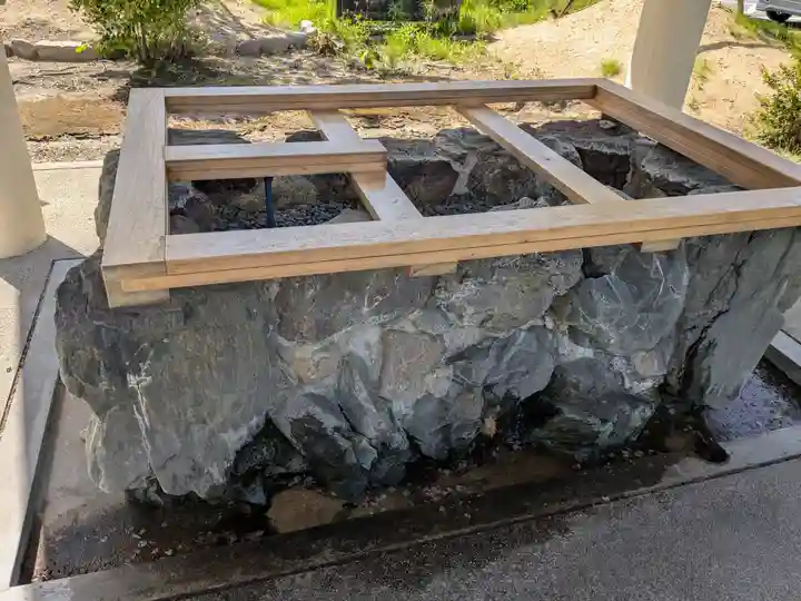 三重縣護國神社の手水舎