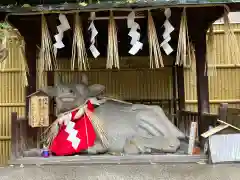 綱敷天神社の像