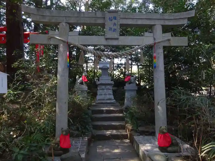 白笹稲荷神社の末社・摂社