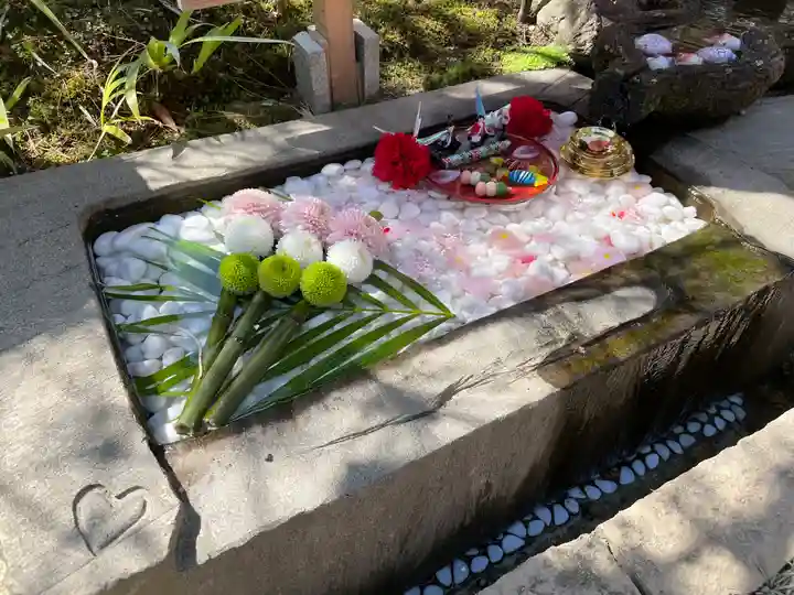 五泉八幡宮の手水舎