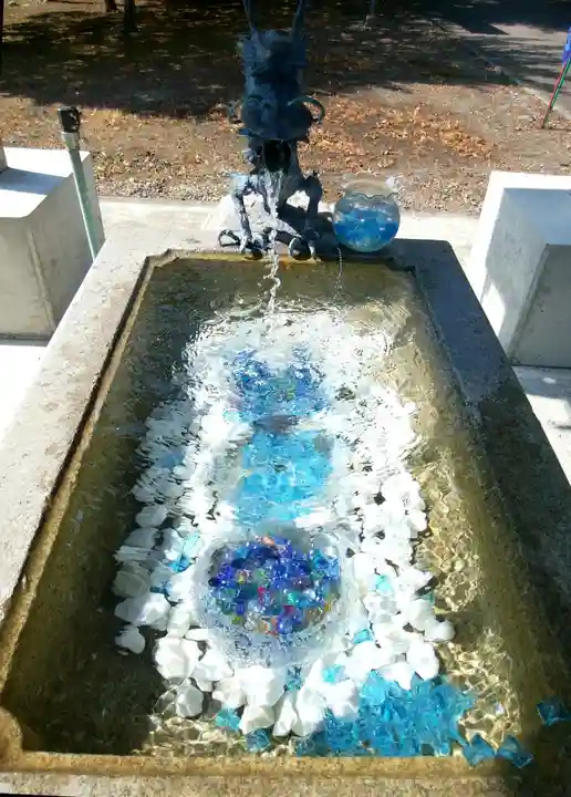 鹿追神社の手水舎