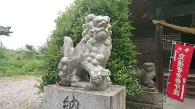 網戸神社の狛犬