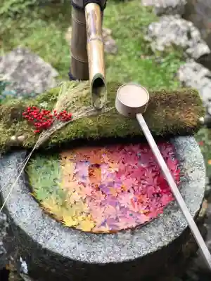 柳谷観音 楊谷寺の手水舎