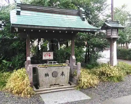 立川熊野神社の手水舎