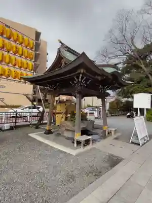白旗神社の手水舎
