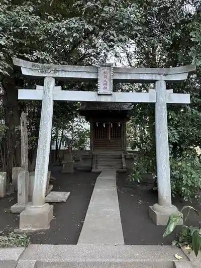 若松稲荷神社の鳥居