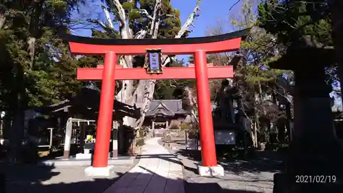 伊古奈比咩命神社の鳥居