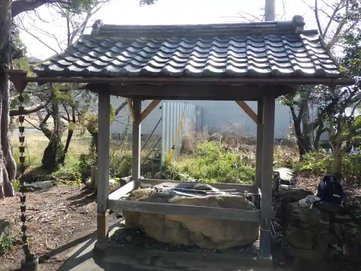 金長神社の手水舎