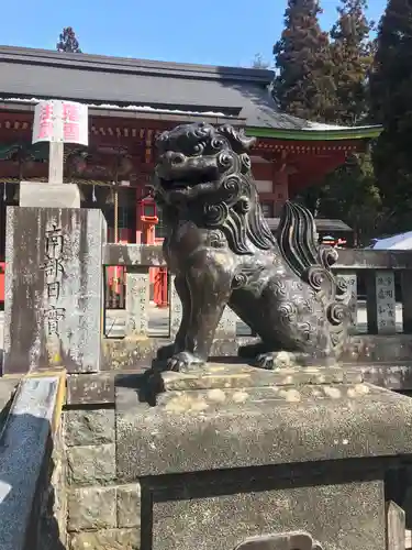 遠野郷八幡宮の狛犬