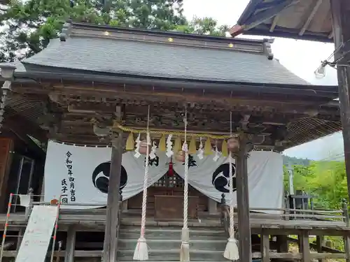 生出森八幡神社(里宮)の本殿・本堂
