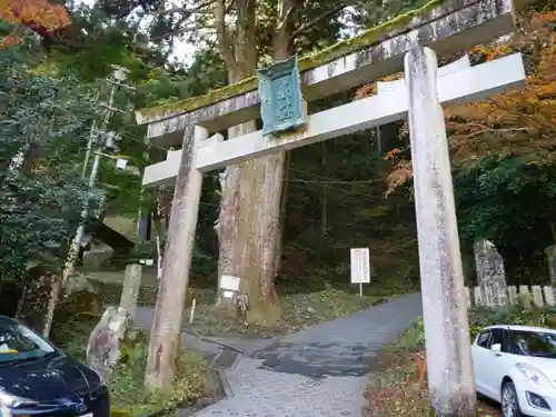 武蔵御嶽神社の鳥居