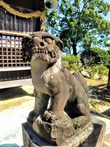 蛎久天満宮の狛犬