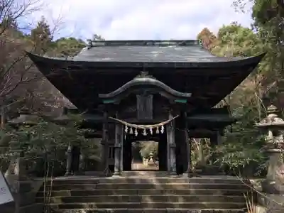 柞原八幡宮の山門・神門