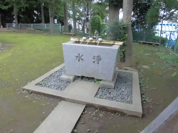中山杉山神社の手水舎