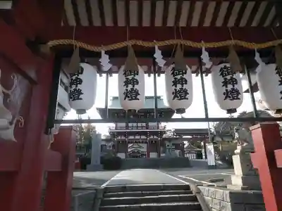 篠崎八幡神社の山門・神門