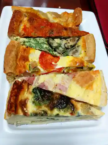 布多天神社の食事