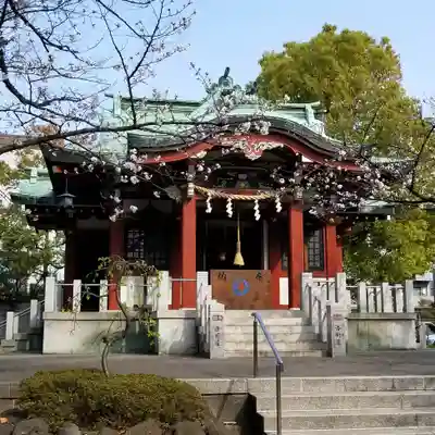 木場 洲﨑神社の本殿・本堂