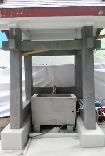 富沢稲荷神社の手水舎