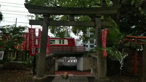 笠䅣稲荷神社の鳥居