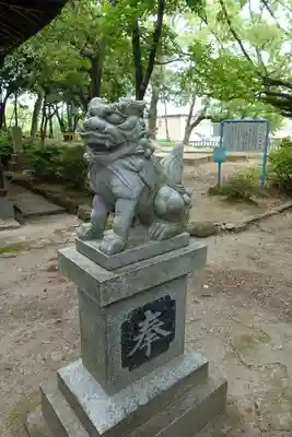 新屋坐天照御魂神社の狛犬